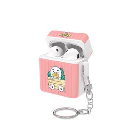 [S2B] Little Kakao Friends Fruity AirPods1 AirPods2 Compatibility Carrier Combo Case - Apple Bluetooth Earphones All-in-One Case - Made in Korea